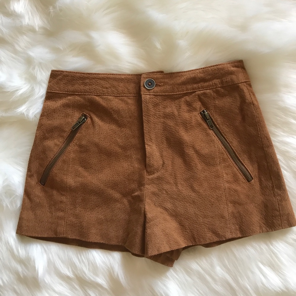 Forever 21 boho brown suede shorts, size 25.